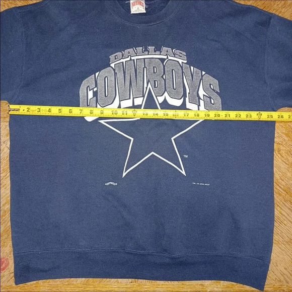 Nutmeg Mills Vintage 1994 Dallas Cowboys Pullover Sweat Shirt Made in USA sizeXL - Picture 6 of 7